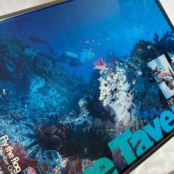 Taveuni FIJI Island TRAVEL POSTER DIVE Garden Isle Air New Zealand Found Objects - Picture 9 of 10